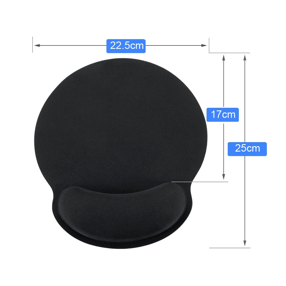 Tapis de souris ergonomique avec repose-poignet pour ordinateur de bureau et portable