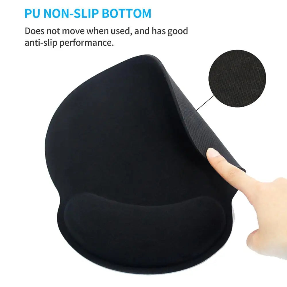 Tapis de souris ergonomique avec repose-poignet pour ordinateur de bureau et portable
