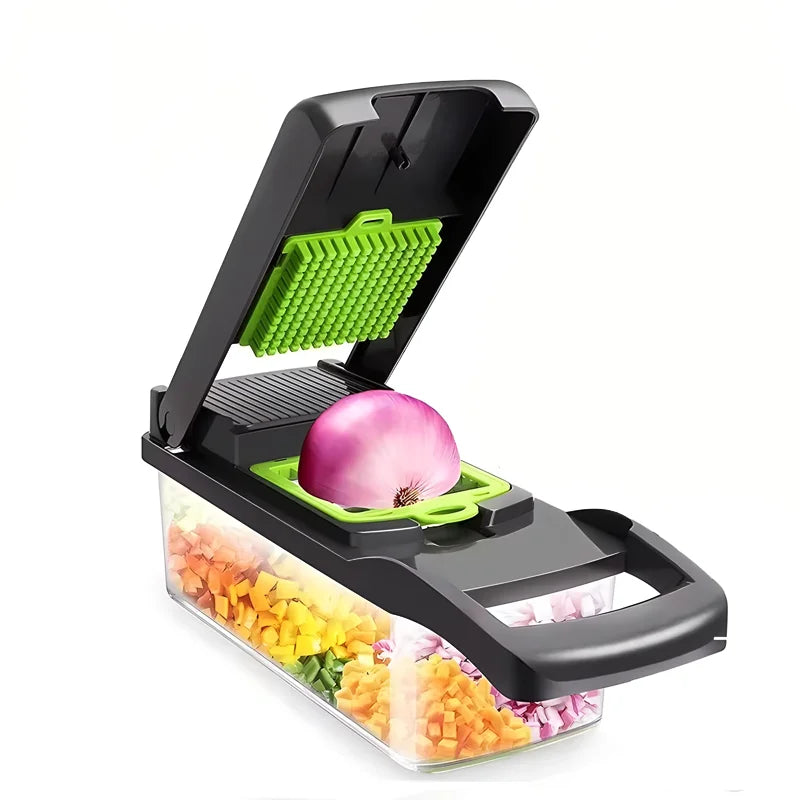 14/16pcs Coupe-légumes et fruits multifonctionnel