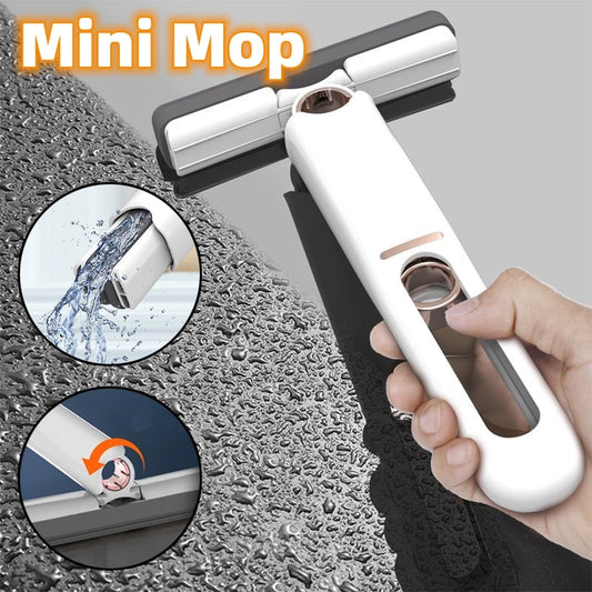 Mini Serpillère de Nettoyage avec Éponge à Presser