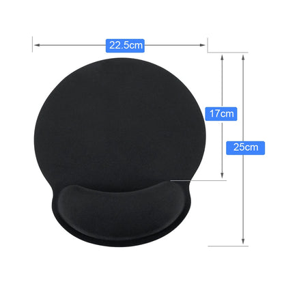 Tapis de souris ergonomique avec repose-poignet pour ordinateur de bureau et portable