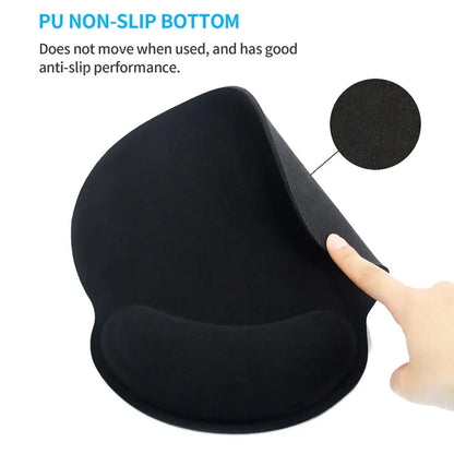 Tapis de souris ergonomique avec repose-poignet pour ordinateur de bureau et portable