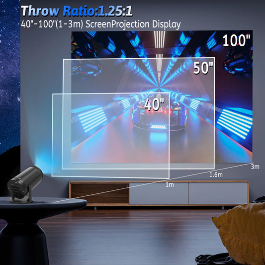 Home Cinema Outdoor Projetor RY008 PRO 4K